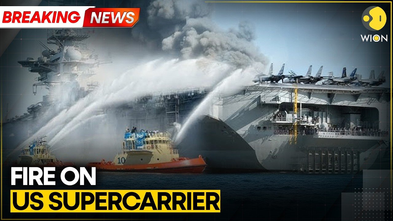 US Iran War Fire Breaks out